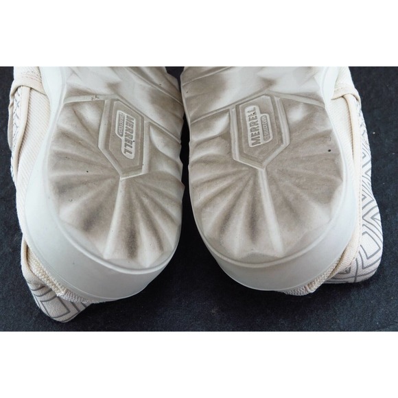 Merrell Size 8 M Beige Loafer‎ Shoes Fabric Women Whitecap - Picture 9 of 12